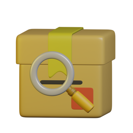 Find Package  3D Icon