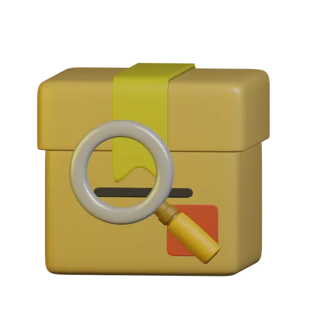 Find Package  3D Icon