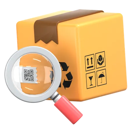 Find Package  3D Icon