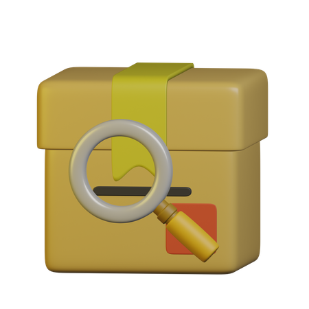 Find Package  3D Icon
