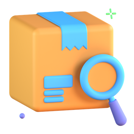 Find Package  3D Icon