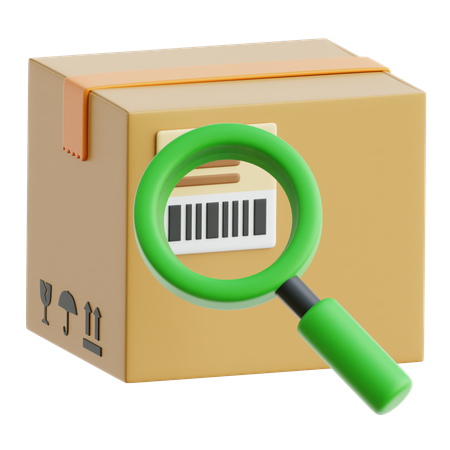 Find Package  3D Icon