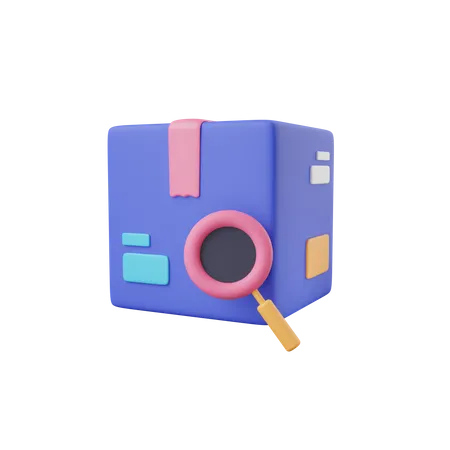 Find Package 3D Icon