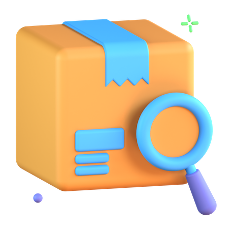 Find Package  3D Icon