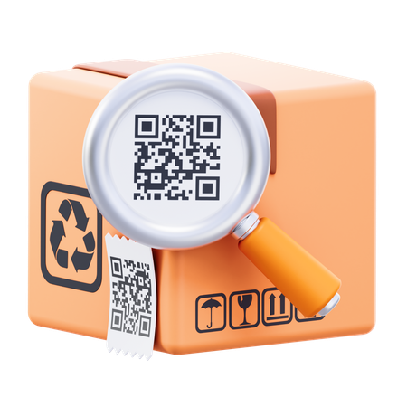 Find Package Scan  3D Icon