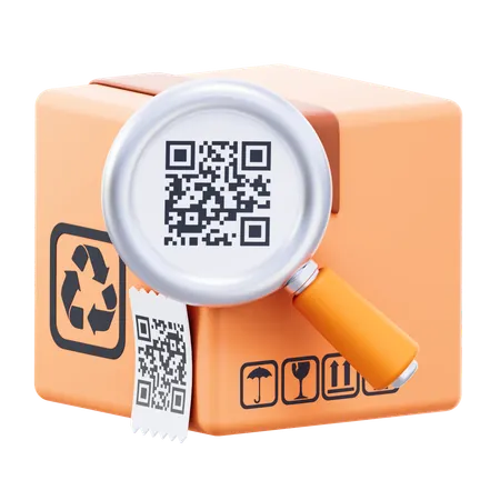 Find Package Scan  3D Icon