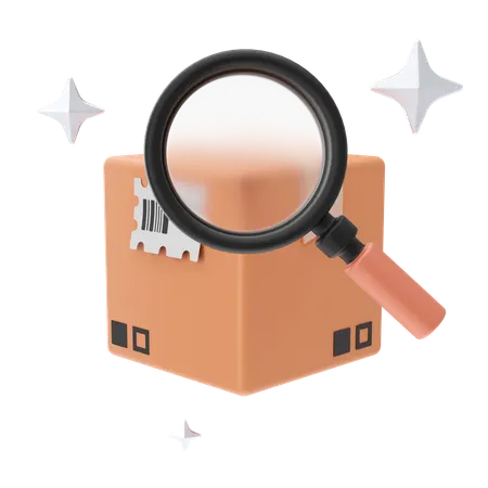 Find Parcel  3D Icon
