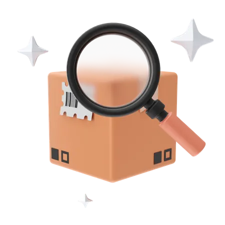 Find Parcel  3D Icon