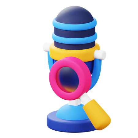 ポッドキャストを探す  3D Icon