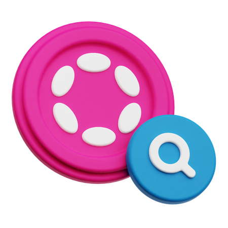 Find Polkadot  3D Icon