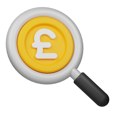 Find Pound Coin  3D Icon