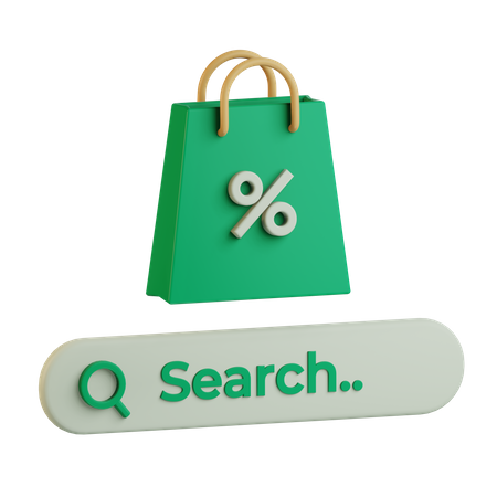 Find Product  3D Icon