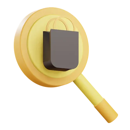 Search Product 3 D Illustration 3D Icon