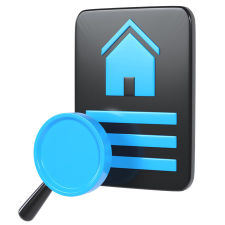Find Property Paper  3D Icon