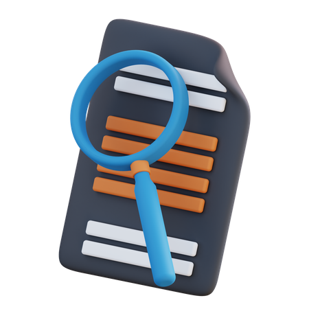 Find Report  3D Icon
