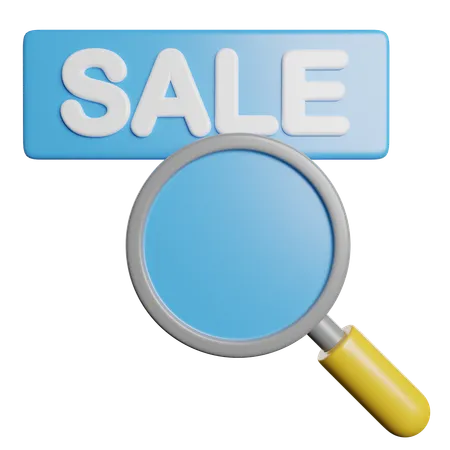 Find Sale  3D Icon