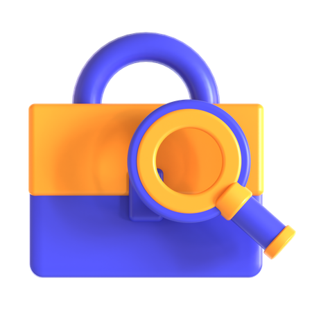 Find Security  3D Icon