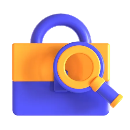 Find Security  3D Icon