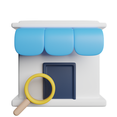 Find Shop  3D Icon