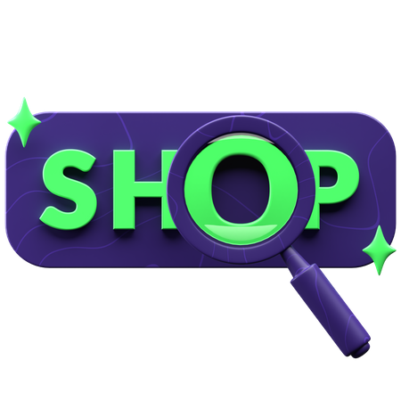 Find Shop  3D Icon