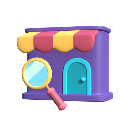 Find Store  3D Icon