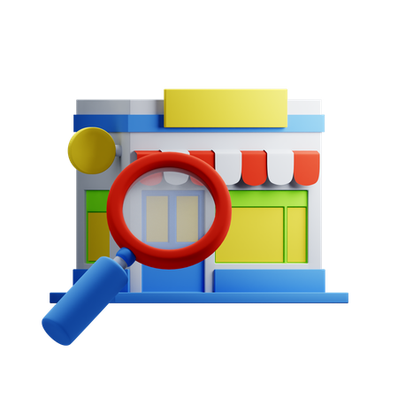 Find Store  3D Icon