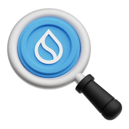 Find Sui  3D Icon