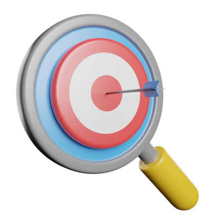 Find Target  3D Icon