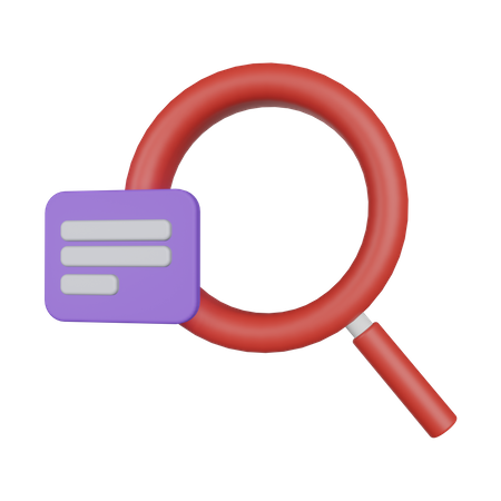 Find Text  3D Icon