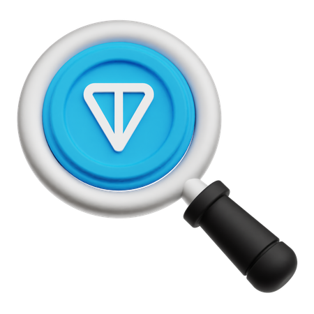 トンコインを見つける  3D Icon