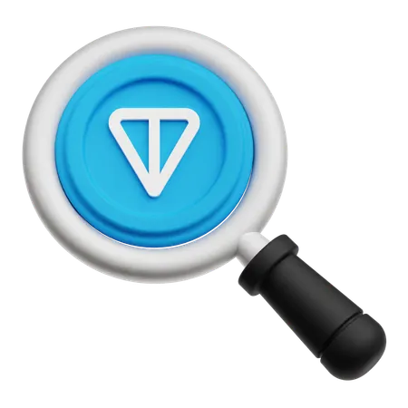 トンコインを見つける  3D Icon