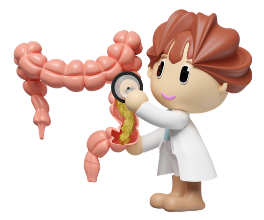 Find Undigested Food  3D Icon