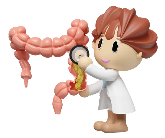 Find Undigested Food  3D Icon