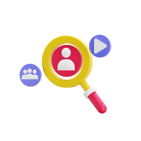 ユーザーを探す  3D Icon