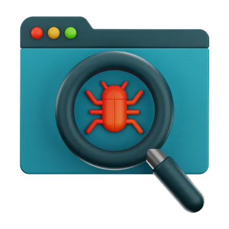 Premium Cyber Debug 3 D Icon Set With High Resolution PNG And Editable Source File 3D Icon