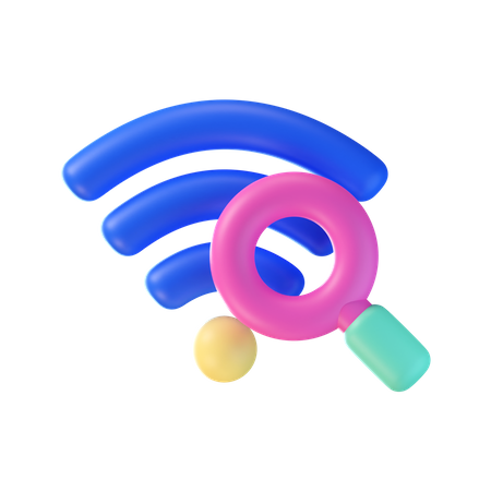Find Wifi  3D Icon