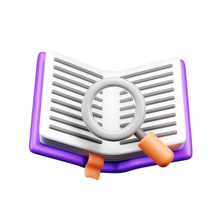 Finde Wörter  3D Icon