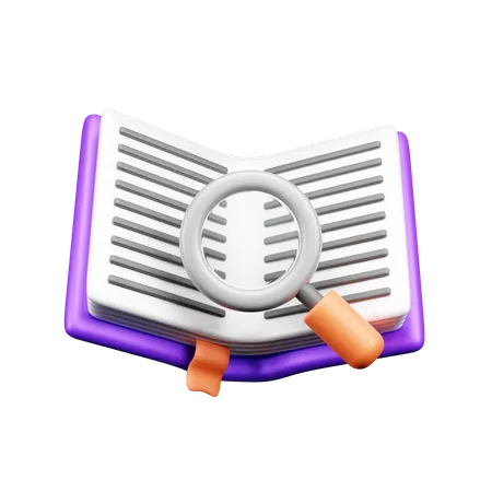 Finde Wörter  3D Icon