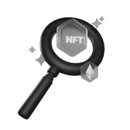 NFT finden  3D Icon