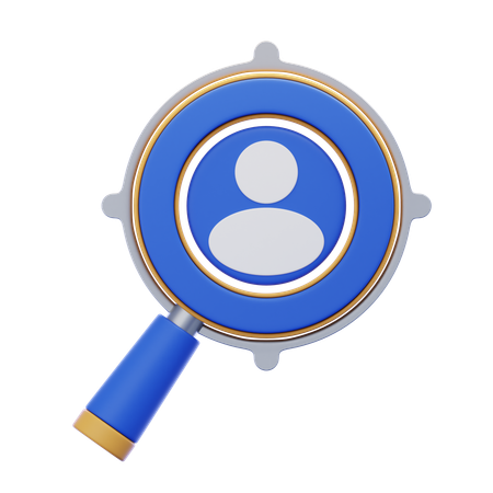 Finding Audience  3D Icon