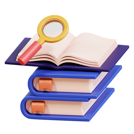 Finding Book  3D Icon