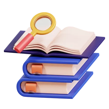 Finding Book  3D Icon