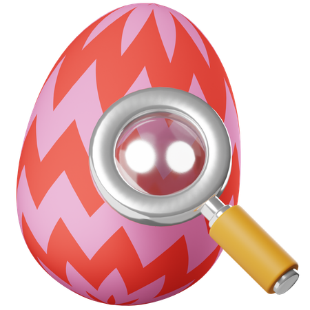 Finding Egg  3D Icon