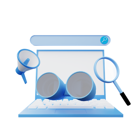 Finding Employee  3D Icon