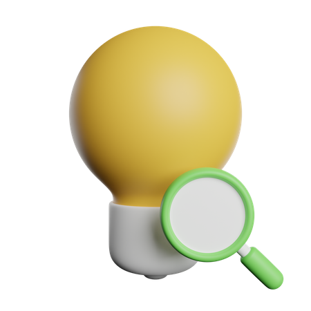 Finding Idea  3D Icon