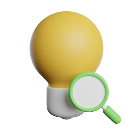 Finding Idea  3D Icon