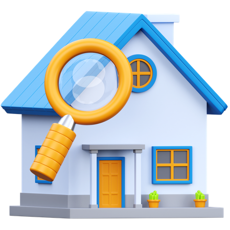 Finding Property  3D Icon