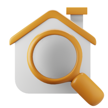 Finding Property  3D Icon