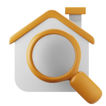 Finding Property  3D Icon