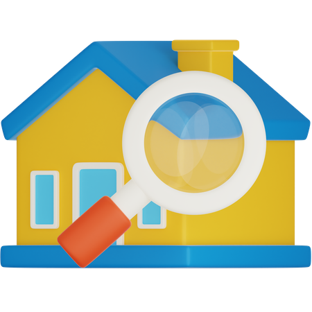 Finding Property  3D Icon